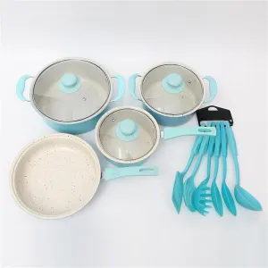 13-Piece Nonstick Pots and Pans Set with Lids