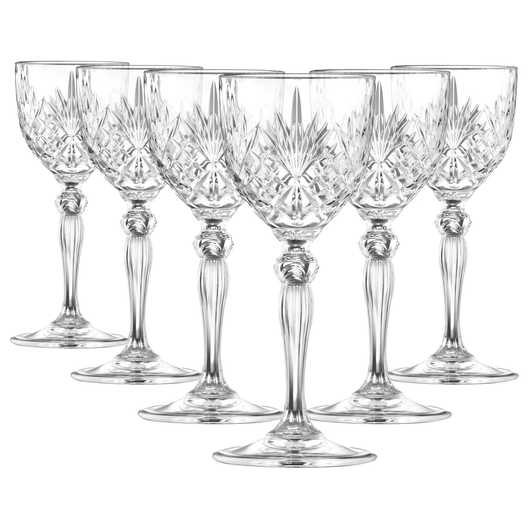 140ml Melodia Nick & Nora Glasses - Pack of Six - By RCR Crystal