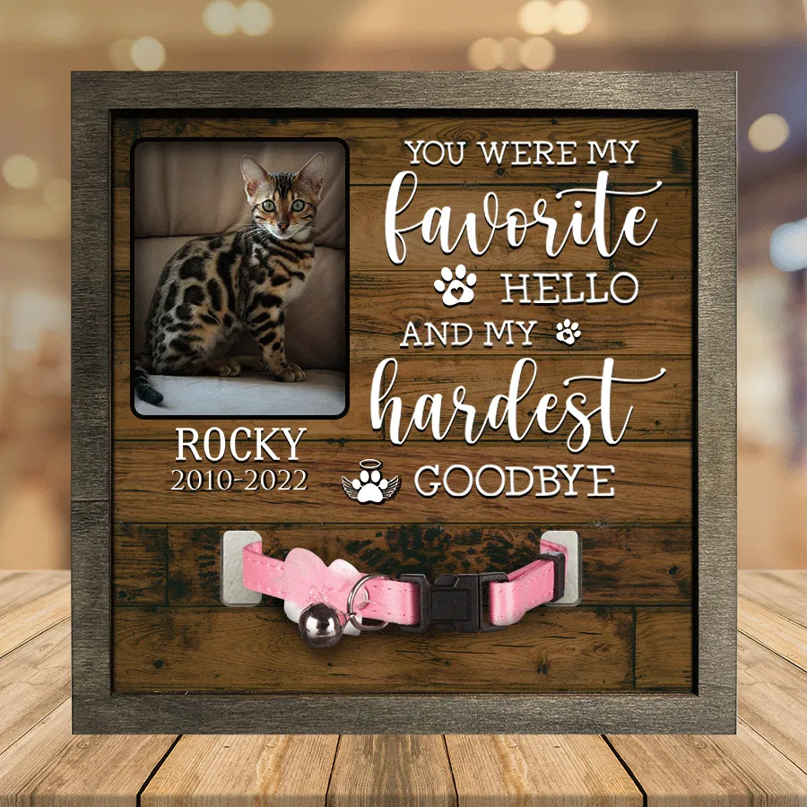 A Bengal Pet Picture Frames Memorial Cat walk beside us everyday Cat Lover Gift, Memorial Gifts