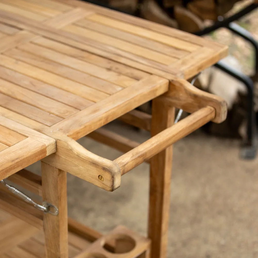 Acadia Grade A Teak Serving Cart