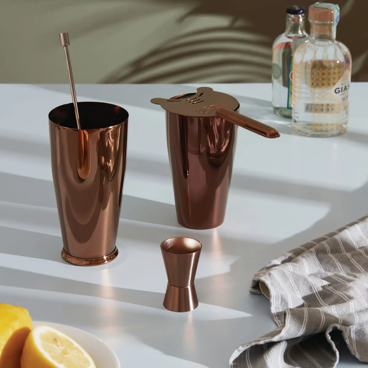 Alessi | Boston Shaker Set - Copper