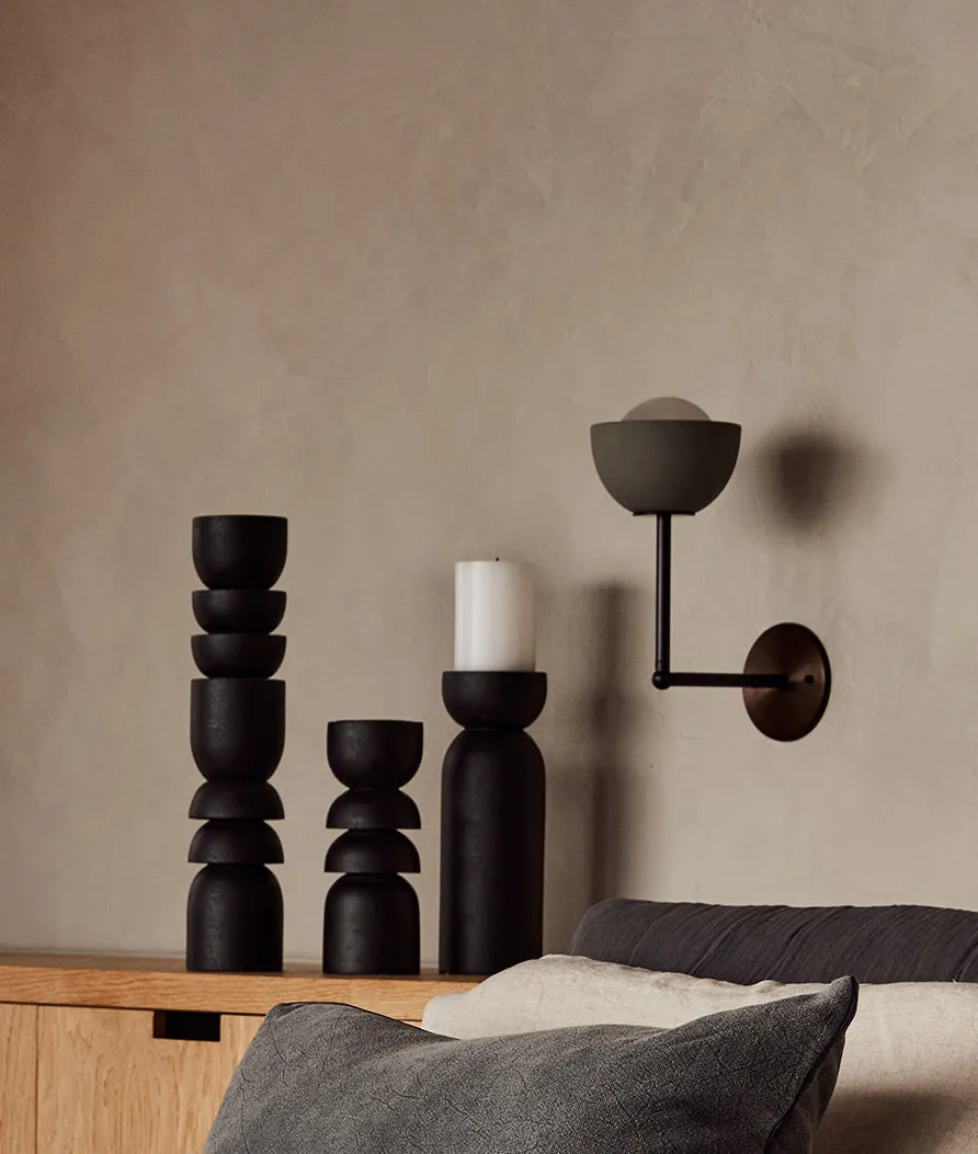 Alev Candle Holder  | Japan Black