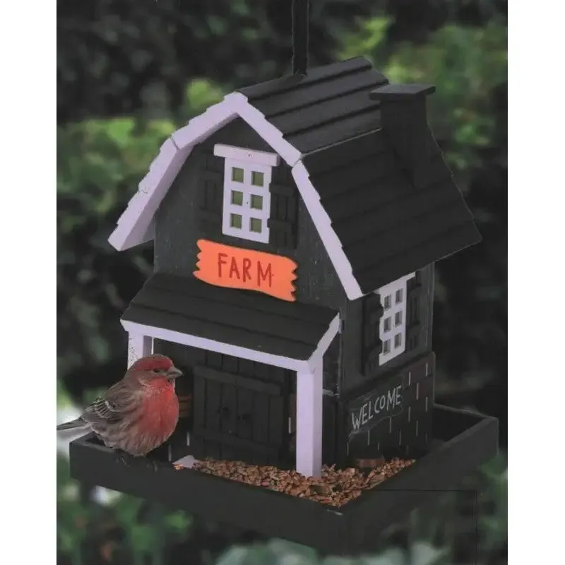 Arboria Wooden Bird Feeder House - 3 Assorted Designs