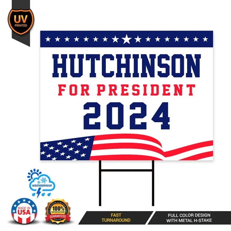 Asa Hutchinson 2024 Yard Sign