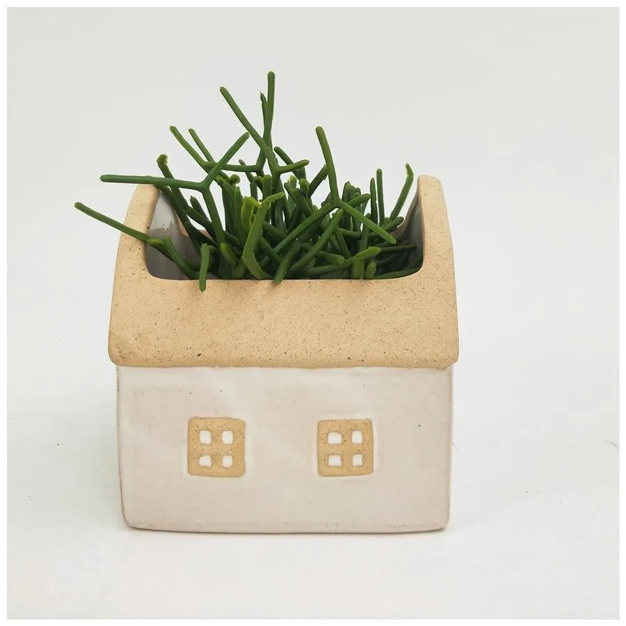 Aspen Barn House Planter - White