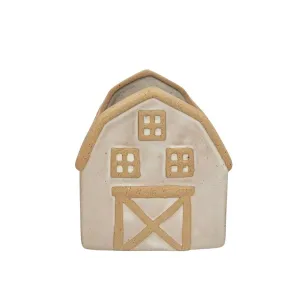 Aspen Barn House Planter - White