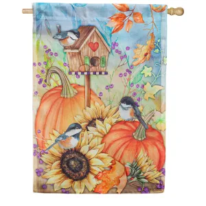 Autumn Greetings Double Sided House Flag