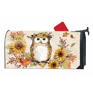 Autumn Owl Floral Mailwrap