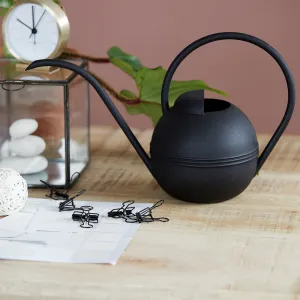 Black Watering Can 37cm