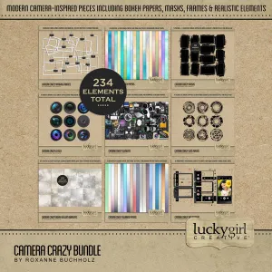 Camera Crazy Digital Scrapbook Bundle