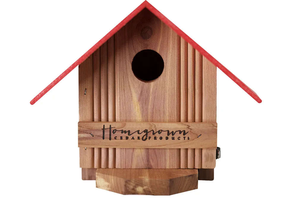 Cedar Chalet Wren Birdhouse