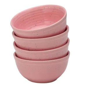 Ceramic Dinner Bowl | Katori | Blush Pink | 180 ml | Set of 4