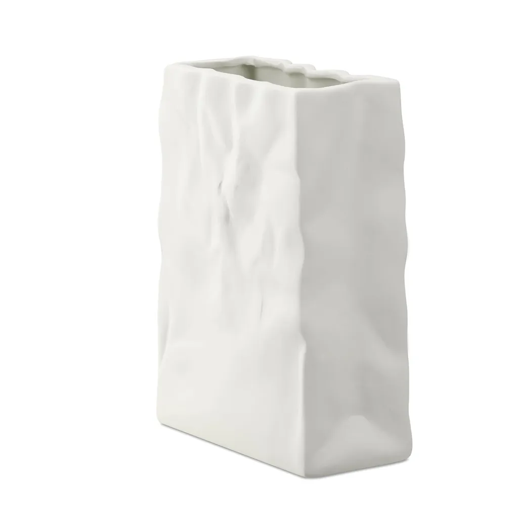 Ceramic Paper Bag Vase