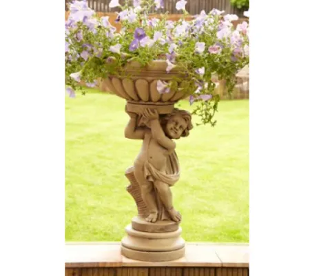 Cherub Left Planter