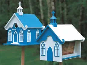 Church Birdhouse & Feeder Patterns