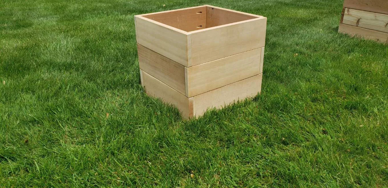 Clear Cedar Planters