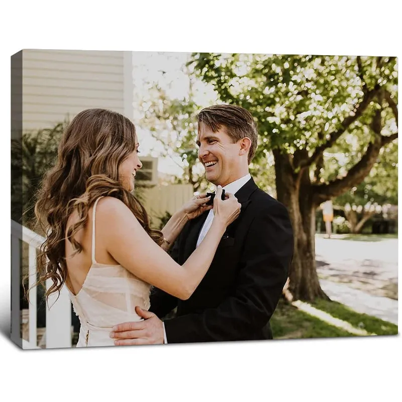 Custom Framed Canvas Prints With Your Photos - Personalized Picture To Canvas Wall Art