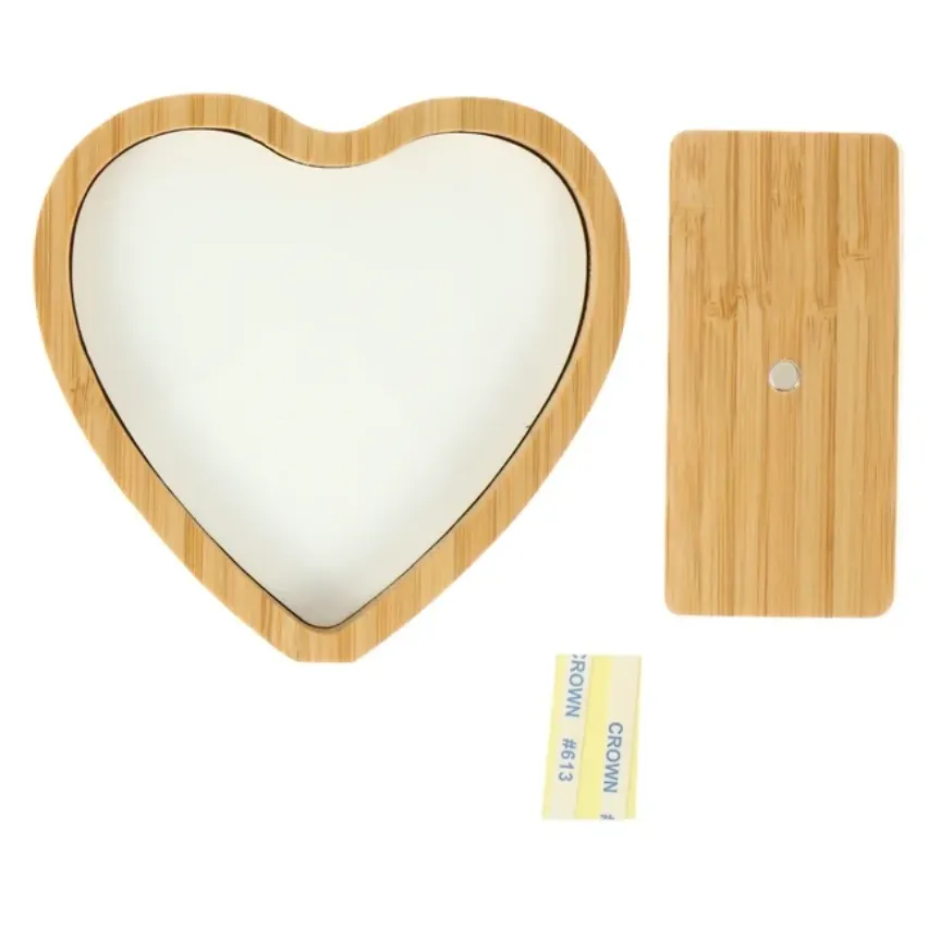 Custom Heart Shaped Picture Frame With Magnetic Stand