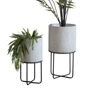 Eda Metal Planter Set Of 2