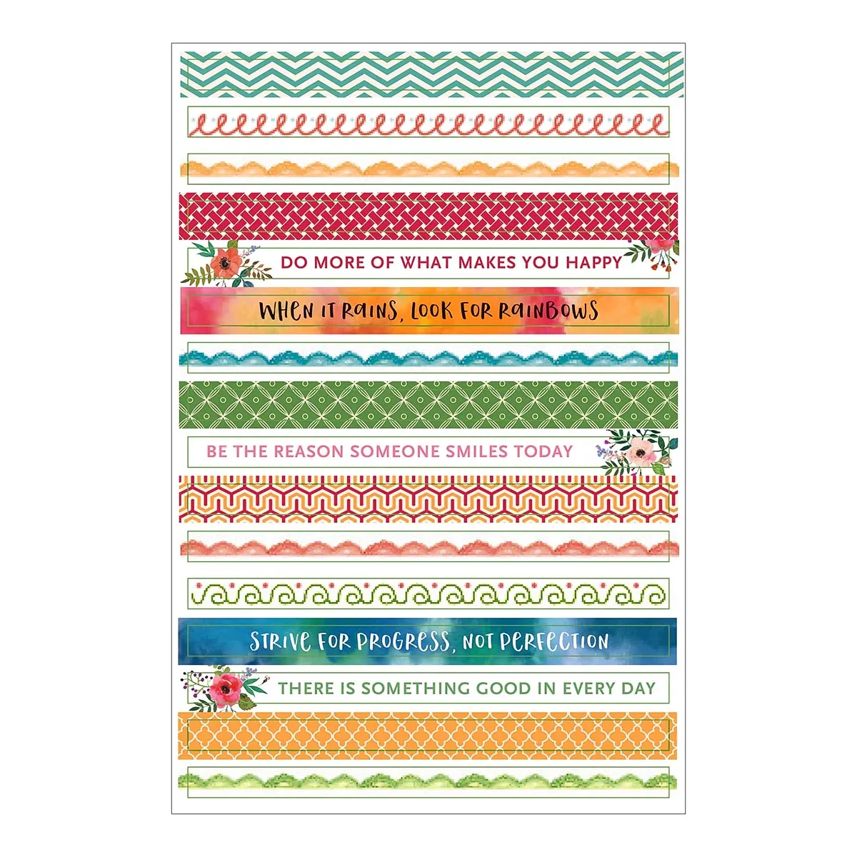 Essentials Borders & Frames Planner Stickers