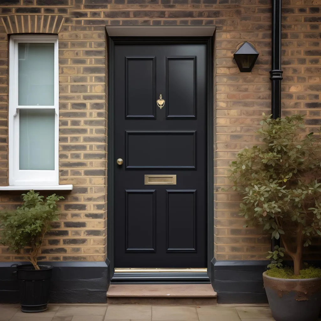 Exterior Arran Made to Measure 5 Panel Front Door - 57mm Thick - Six Colour Options