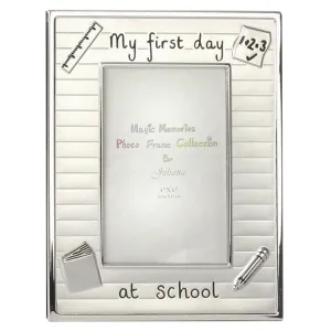 First Day At School Photo Frame