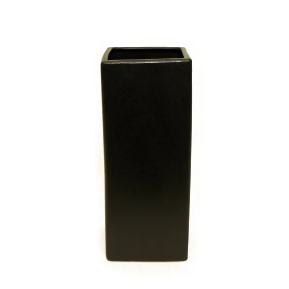 Flower Vase Square Black