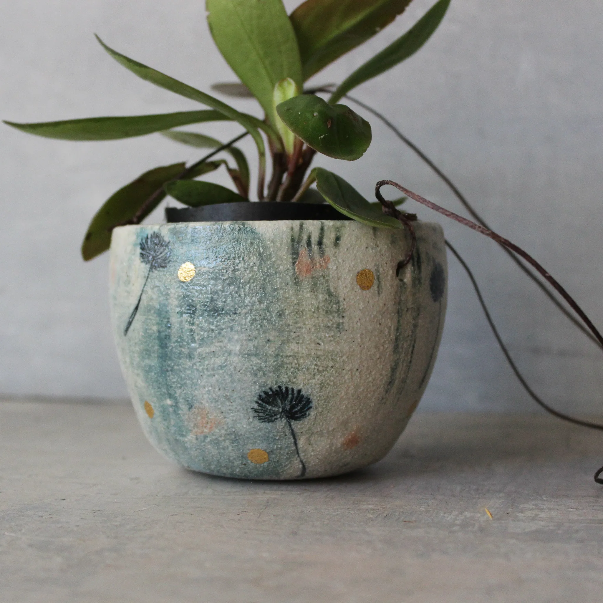 Hanging Ceramic Planters Dandelion