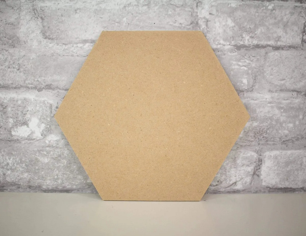 Hexagon Wood Cutout