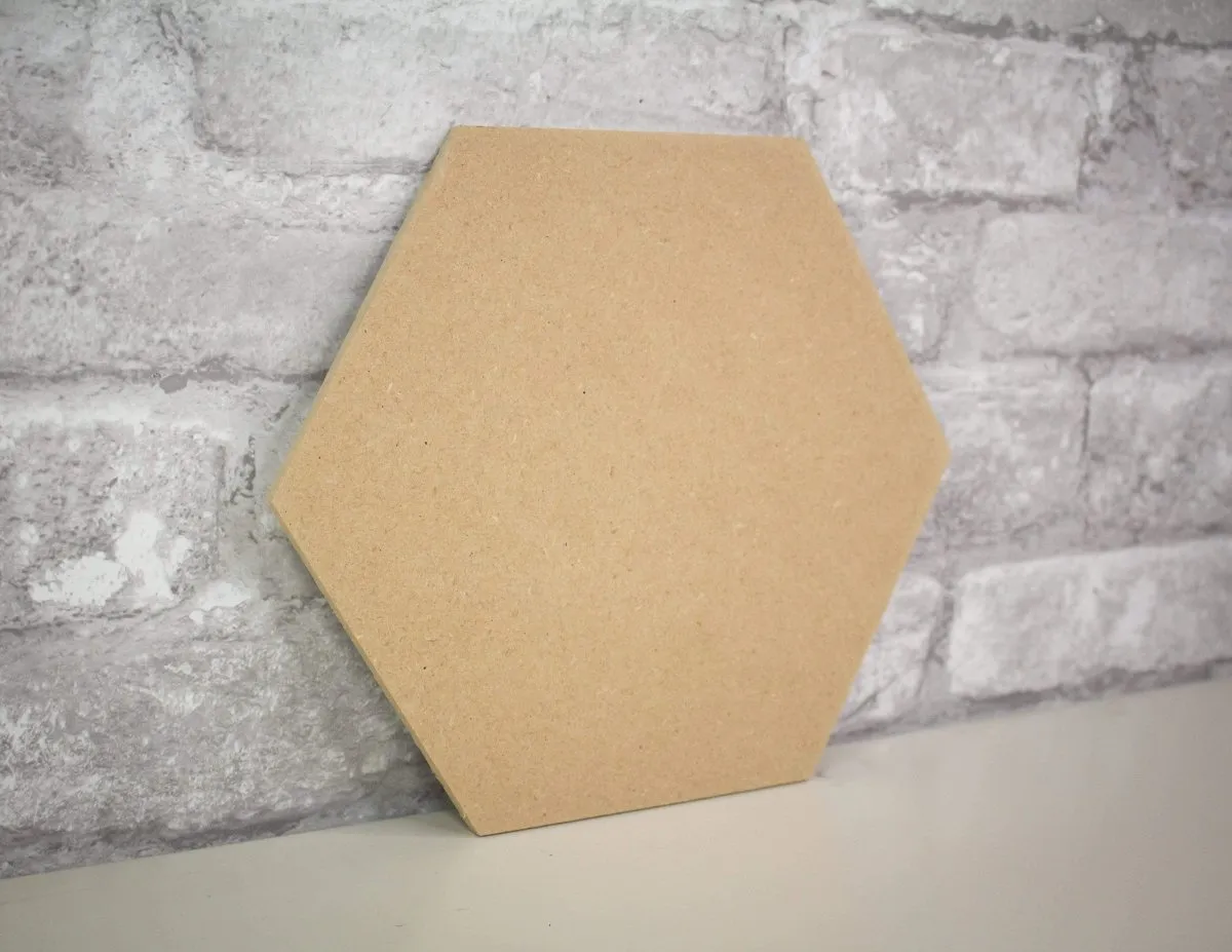 Hexagon Wood Cutout