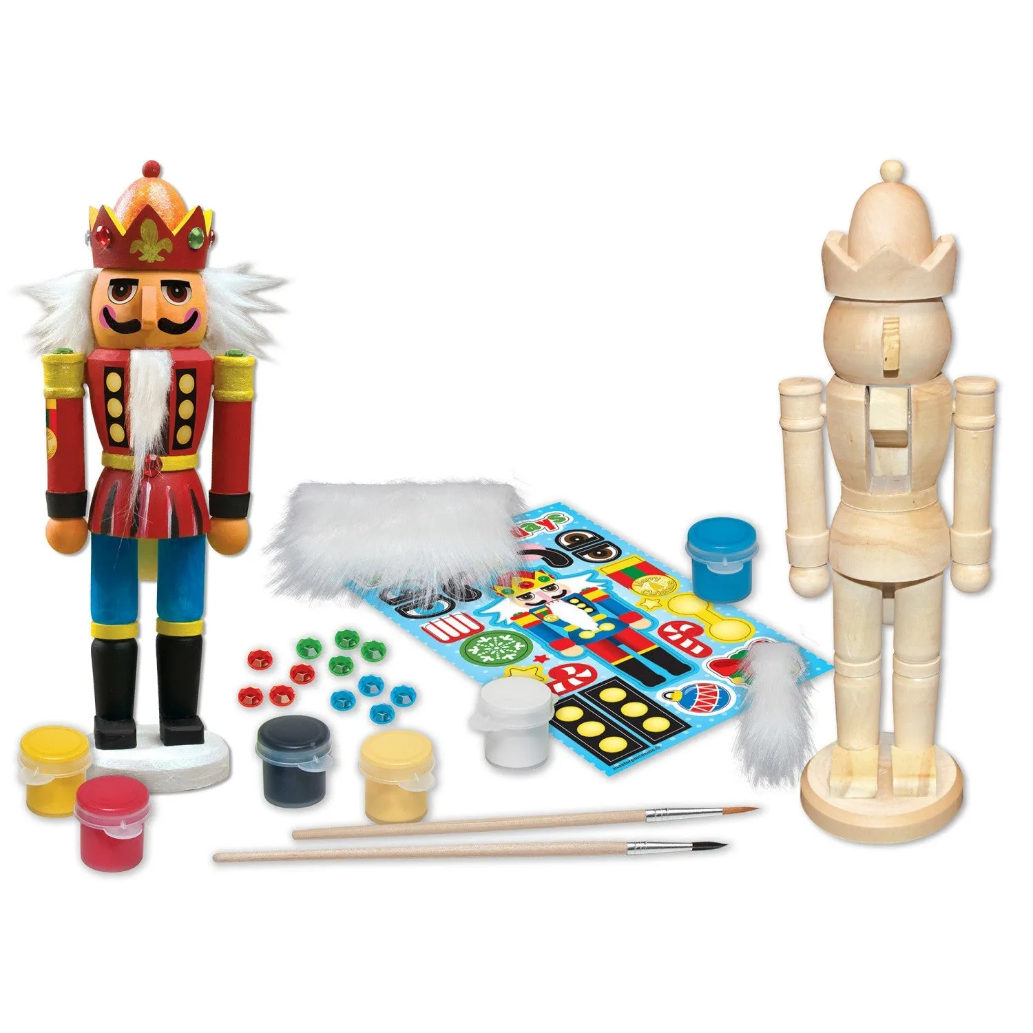 Holiday Craft Kit - Nutcracker Prince Wood Craft & Paint Kit