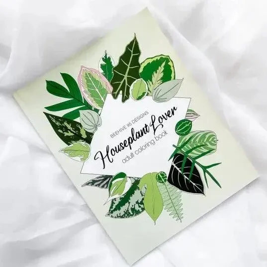 Houseplant Lover Coloring Book