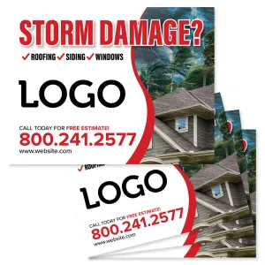 Hurricane Damage Yard Sign