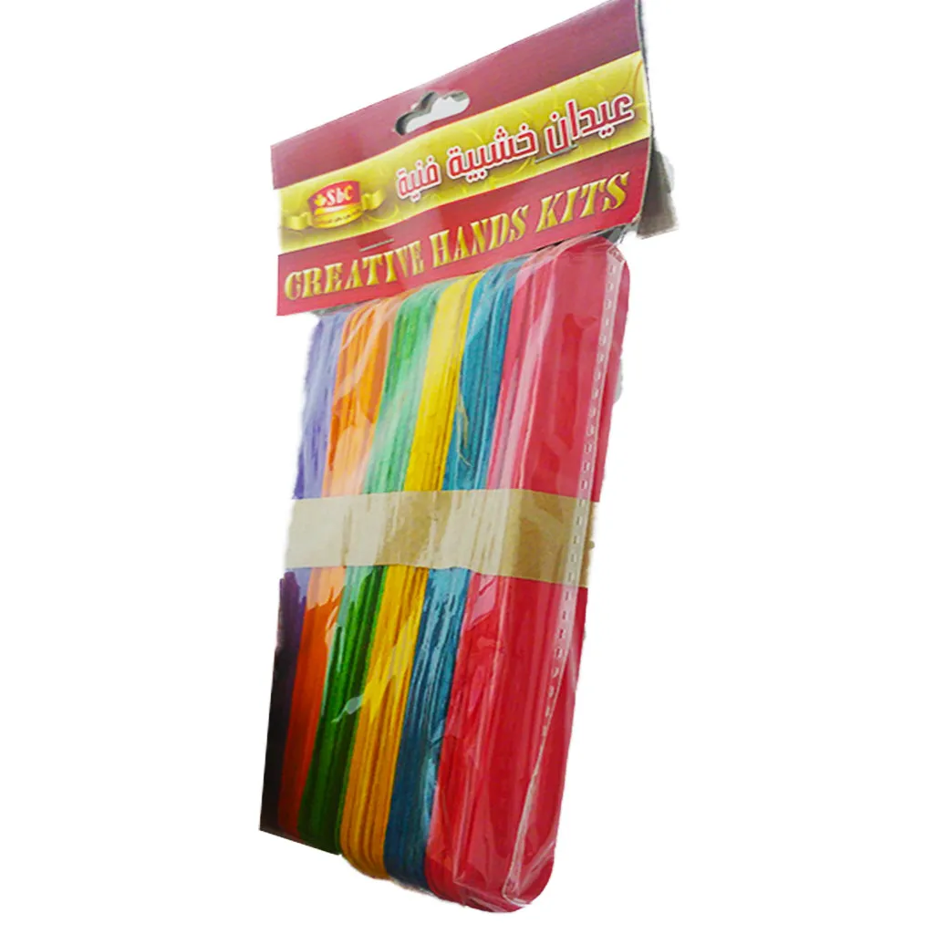 Icecream Stick for Art 1x15cm Assorted Colour