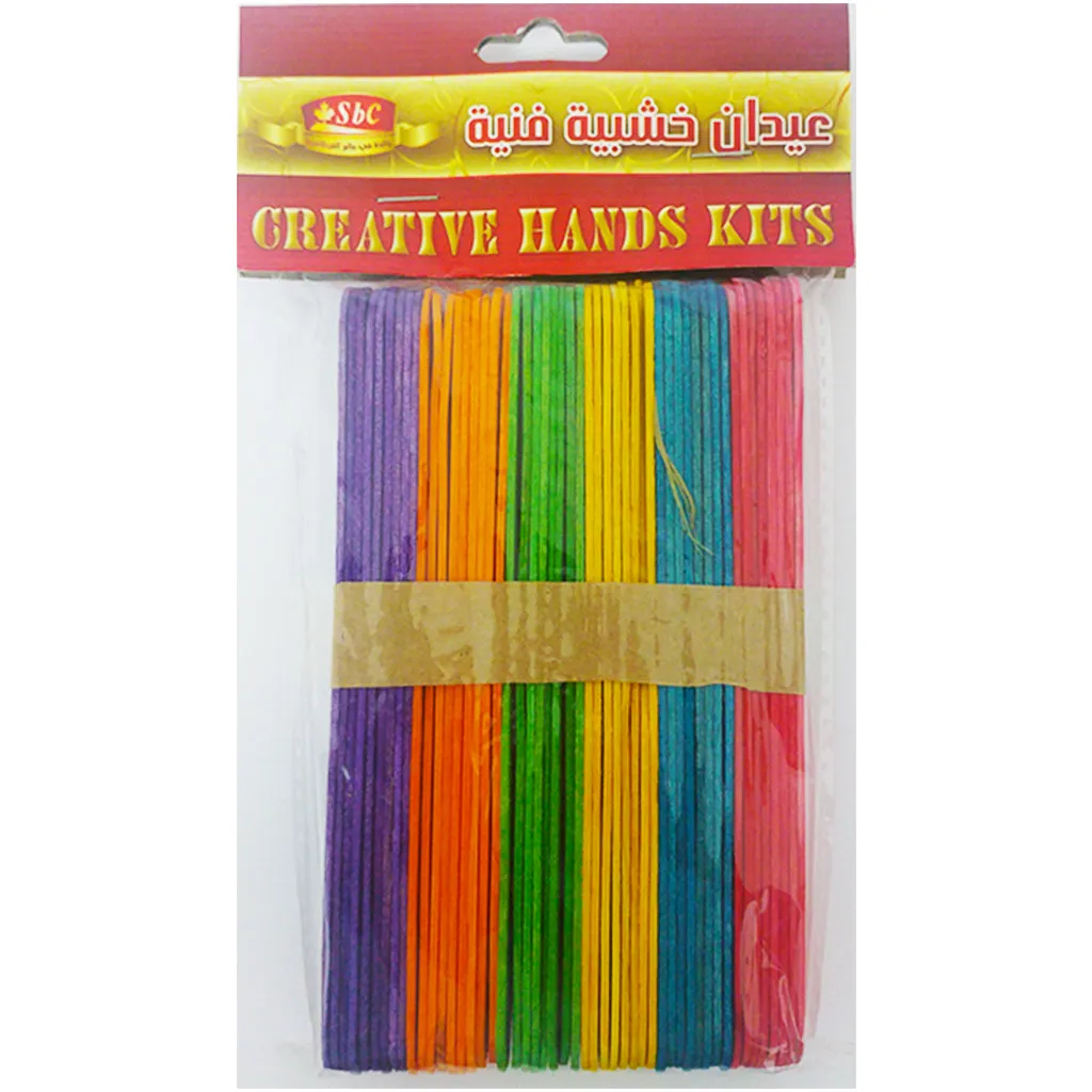 Icecream Stick for Art 1x15cm Assorted Colour