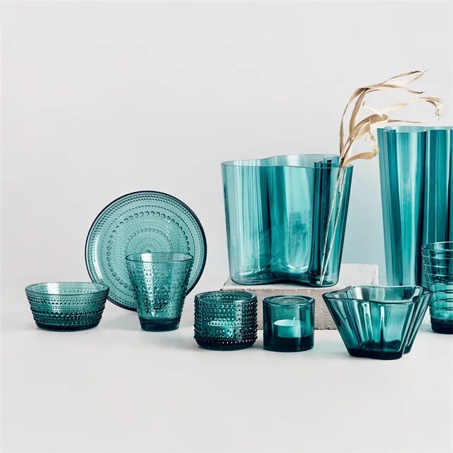 IITTALA | Glassware | KASTEHELMI Tumbler 30cl - Sea Blue 2pcs