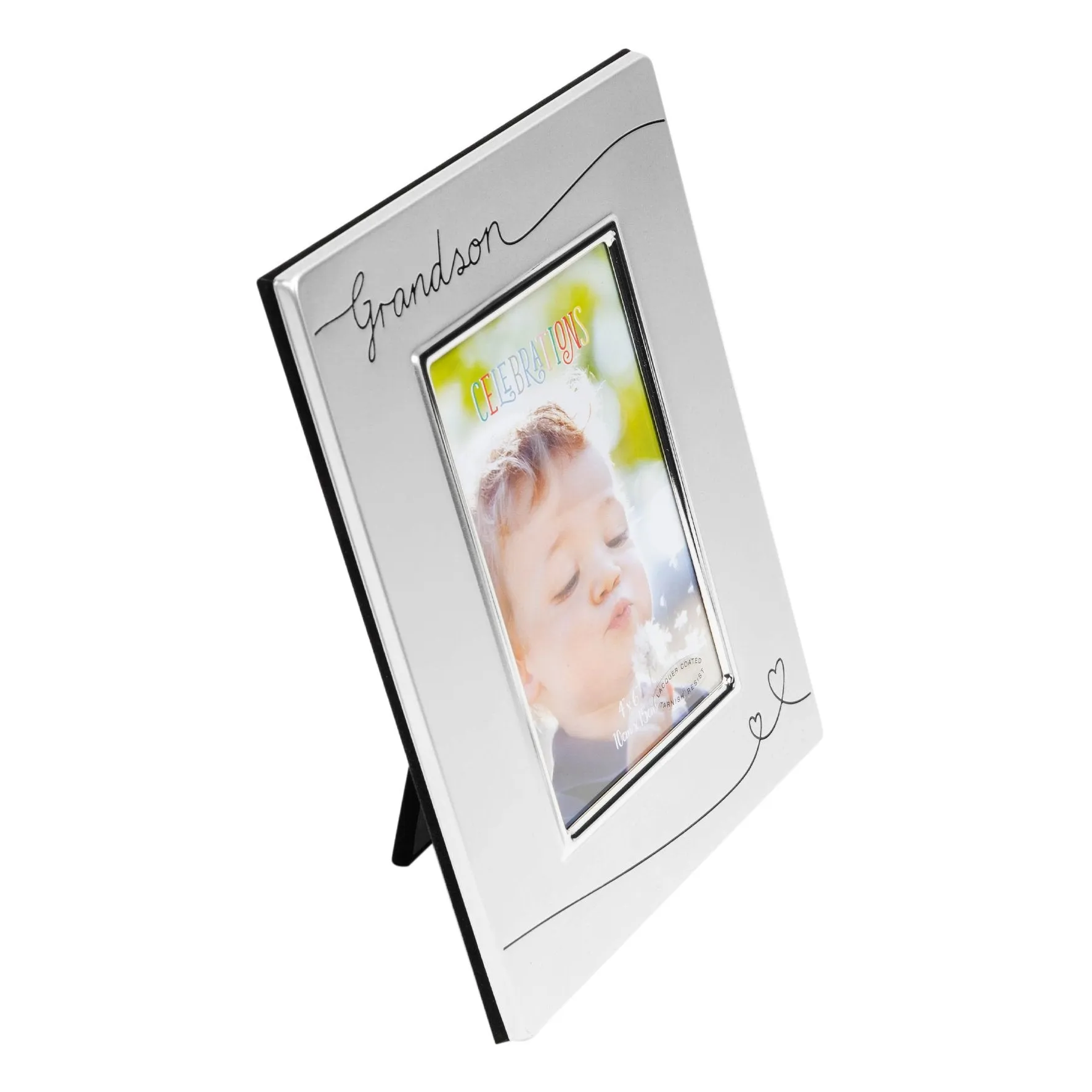 Juliana Grandson Silver Plated Two Tone Photo Frame