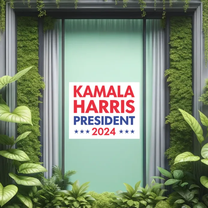 Kamala Harris President 2024 Window Cling - Sign