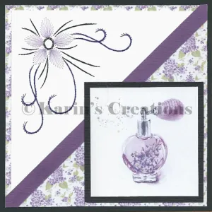 KC Embroidery Pattern - Floral Spray