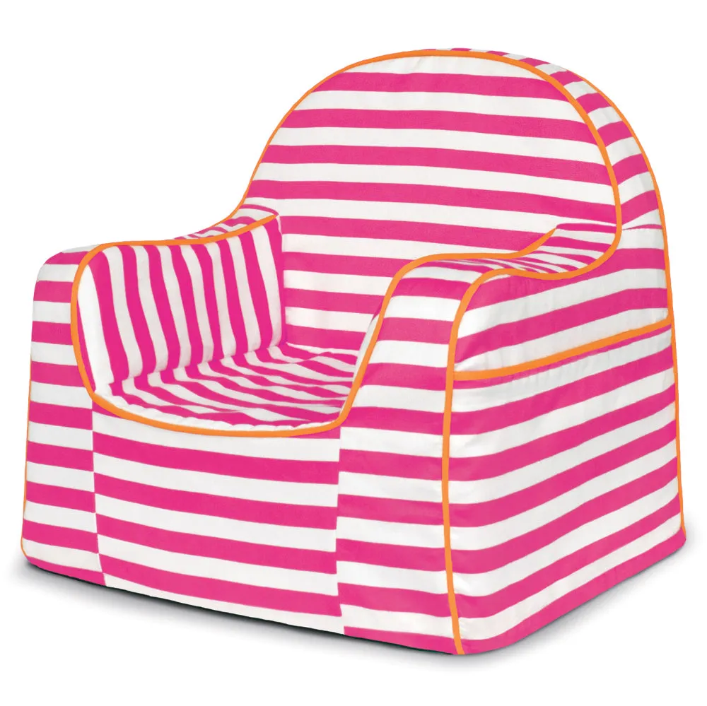 Little Reader Chair - Stripes Pink