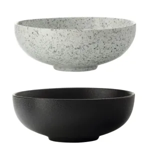 Maxwell & Williams Caviar Coupe Bowl - Black or Cream / 11cm or 19cm