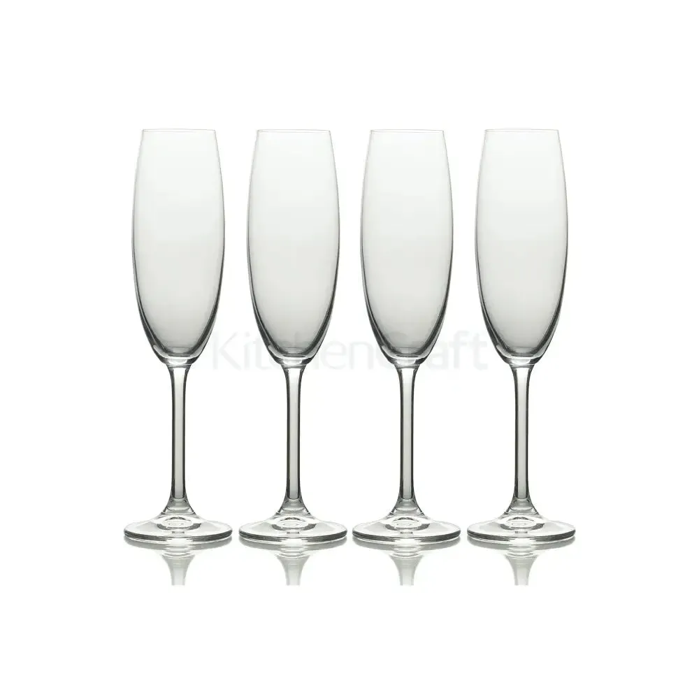 Mikasa Julie 8oz Flute Glasses 4 Pack