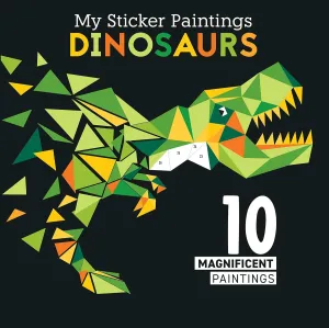 My Sticker Paintings: Dinosaurs