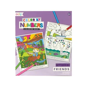 Mythical Friends Color By Number Coloring Book