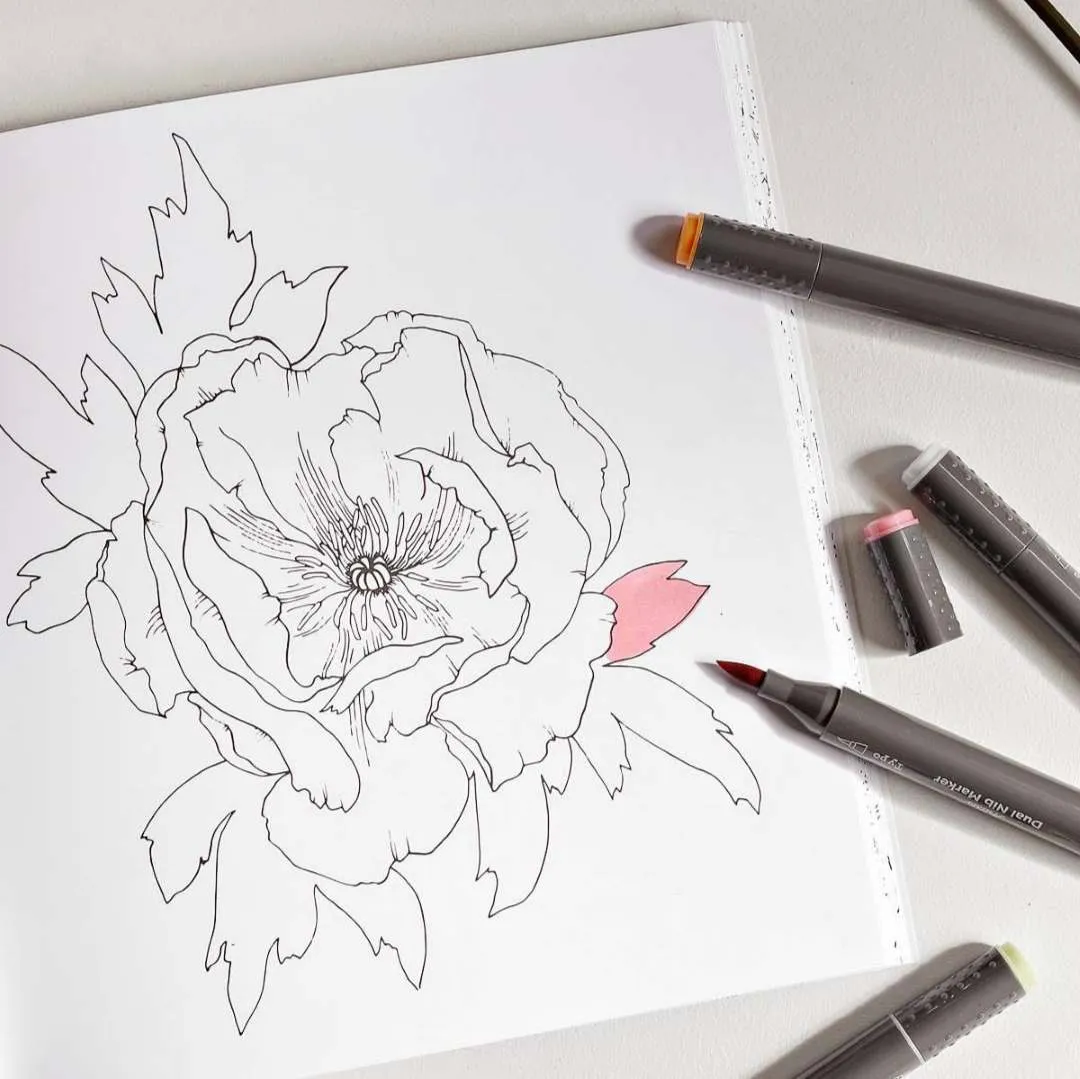 Paige Tate & Co. | The Plant Lady: A Floral Coloring Book