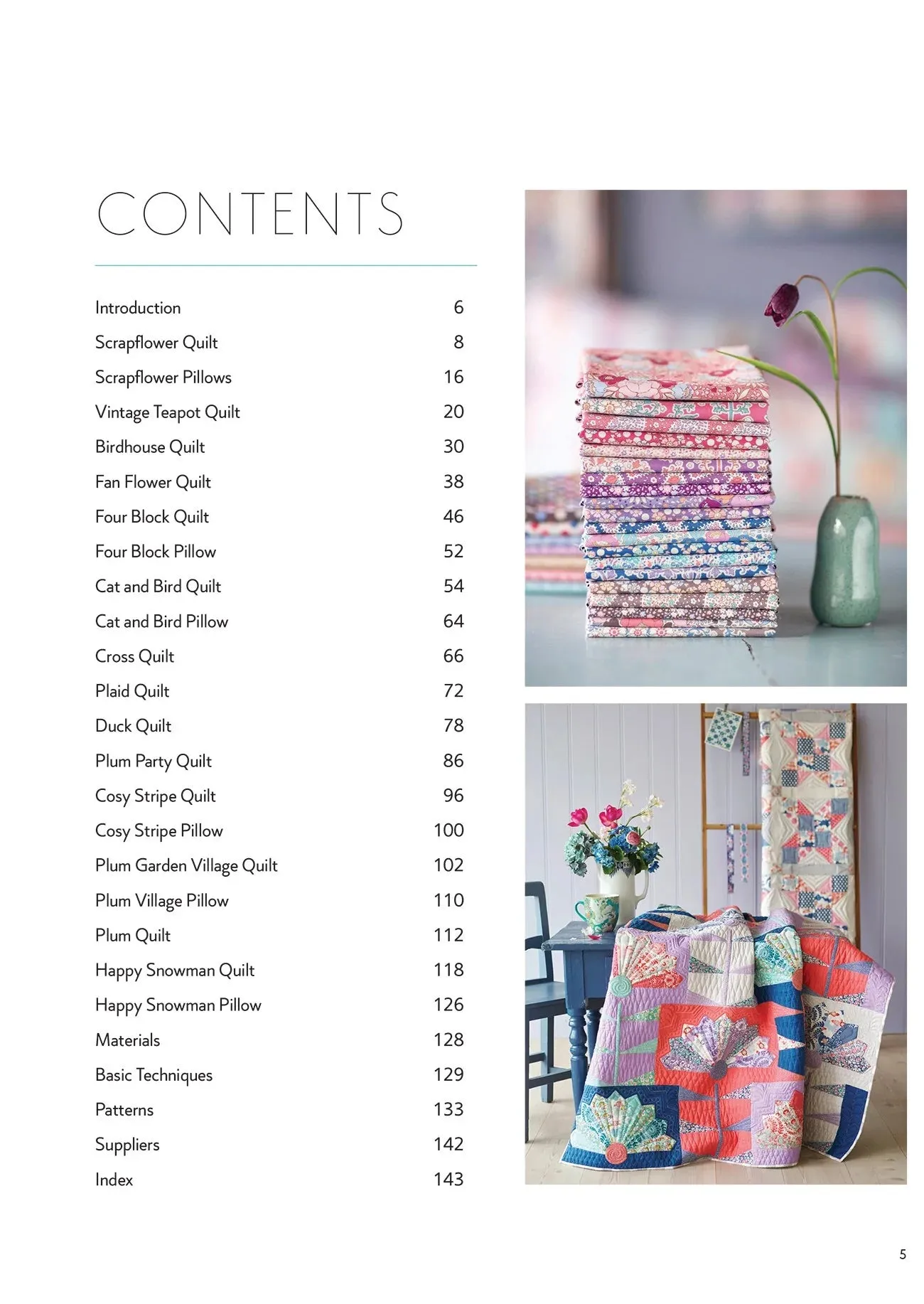 PATTERN BOOK, Quilts from Tilda's Studio