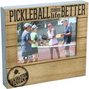 Pickleball People 6.75" x 7.5" Frame (Holds 4" x 6" photo)