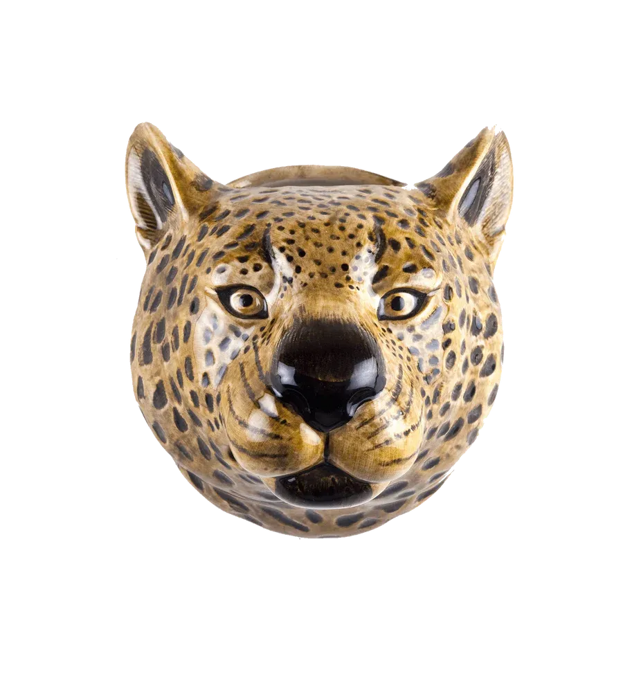 Quail Leopard Wall Vase