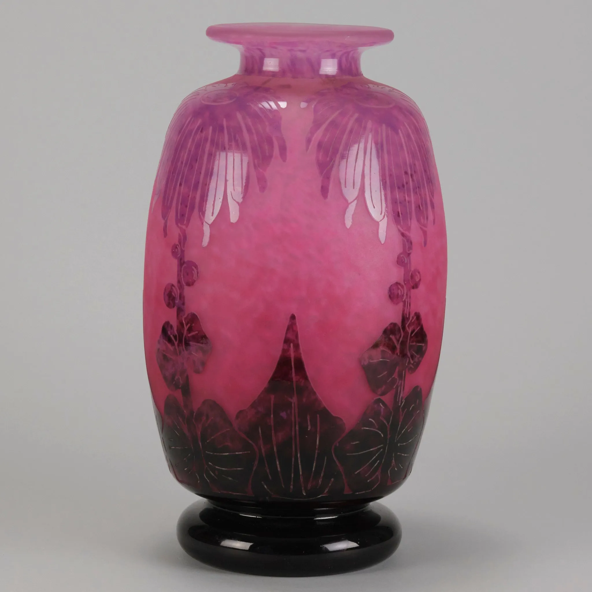 "Dahlia Vase" By Le Verre Français