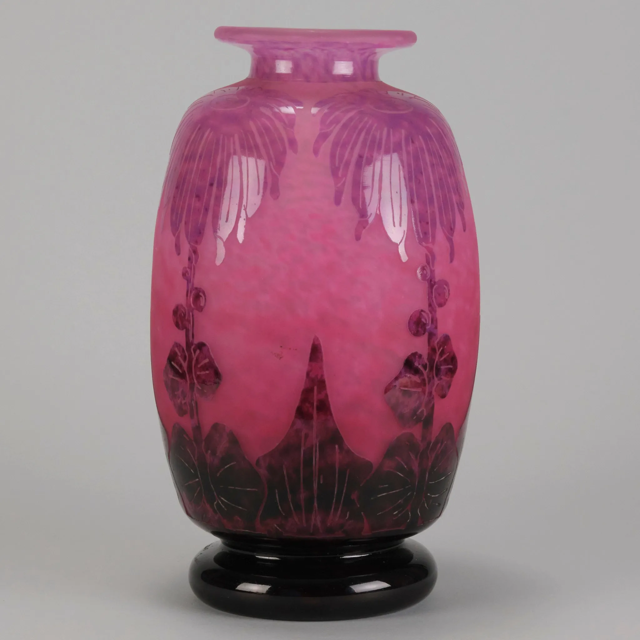 "Dahlia Vase" By Le Verre Français